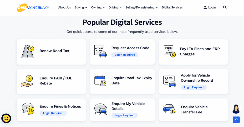 One Motoring Homepage | AXPART International 