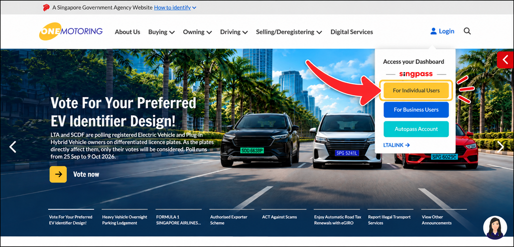 One Motoring For individual Users Page | Axpart International 